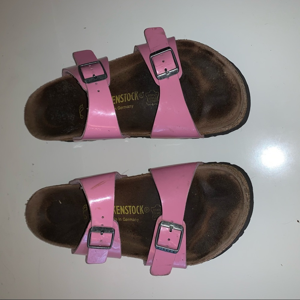 Women’s pink Birkenstock’s. Size 38, US 8.